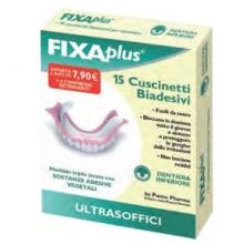 FIXAPLUS 15 CUSCINETTI PER DENTIERA INFERIORE Prodotti per dentiere e protesi dentarie 