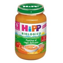 HIPP BIO PAPPA COMPLETA PASTINA AL RAGU DELICATO 190G Pasta per bambini e semolini 