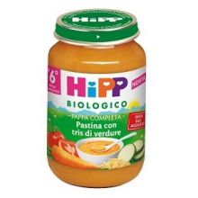 HIPP BIO PAPPA COMPLETA PASTINA CON TRIS DI VERDURE 190G Pasta per bambini e semolini 