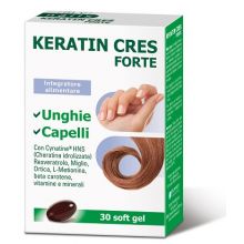 Keratin Cres Forte 30 Soft gel Integratori per capelli e unghie 