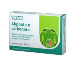 Alginato e Carbonato 24 compresse masticabili Regolarità intestinale e problemi di stomaco 