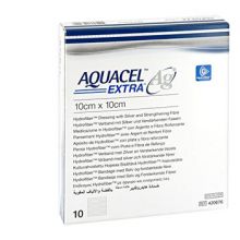 Aquacel Ag Extra Dressings 10cm x 10cm 10 Pezzi Medicazioni avanzate 