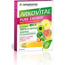 Arkovital Pure Energy Multivitaminico 30 Compresse Tonici e per la memoria 