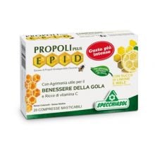 Epid Propoli Plus Miele e Limone 20 Compresse Masticabili Caramelle e gomme da masticare 