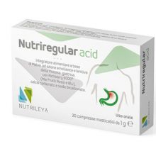 Nutriregular Acid 20 Compresse Masticabili Digestione e Depurazione 