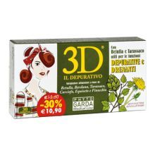 3D Il Depurativo 30 Compresse Drenanti forti 