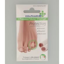 Colpharma 2 Protezioni Tubolari Dita in Gel Prodotti per piedi e mani 