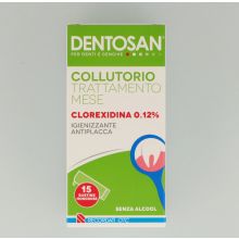 Dentosan Collutorio Trattamento Mese con Clorexidina 0,12%  15 Bustine Monodose Colluttori, spray e gel gengivali 