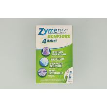 Zymerex Gonfiore 4 Azioni 40 Capsule Digestione e Depurazione 