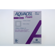 Aquacel Foam Adesiva 12,5cm x 12,5cm 10 Pezzi Medicazioni avanzate 
