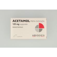 Acetamol Prima Infanzia 10 Supposte 125 mg Paracetamolo 