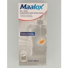 Maalox Sospensione orale Aroma menta 250ml 4+3,5% Antiacidi 