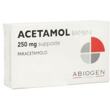 Acetamol Bambini 10 supposte 250mg Paracetamolo 
