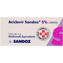 Aciclovir Sandoz Crema 5% 3g  Pomate, cerotti, garze e spray dermatologici 