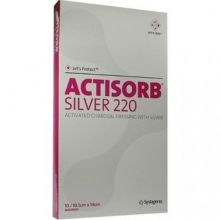 Actisorb Silver 220 10,5cm x 19cm 10 Pezzi Medicazioni avanzate 