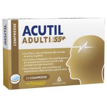 Acutil Adulti 55+ 24 Compresse Magnesio e zinco 