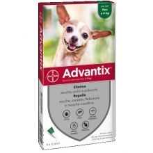 Advantix Spot-On Per Cani Fino a 4Kg 6 Pipette Antiparassitari 