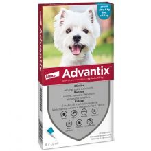 Advantix Spot-On Per cani Oltre 4Kg Fino a 10Kg 6 Pipette Antiparassitari 
