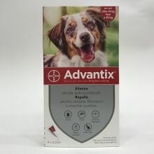 Advantix Spot On per Cani da 10 a 25kg 4 pipette Antiparassitari 