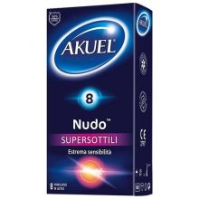 Akuel Nudo Supersottili 8 Pezzi Preservativi 