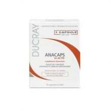 Anacaps Triactiv Ducray 30 Capsule Integratori per capelli e unghie 