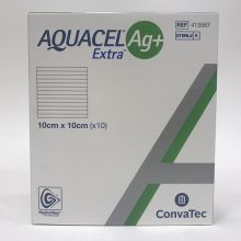 Aquacel Ag+ Extra 10cm x 10cm 10 Pezzi Medicazioni avanzate 