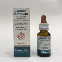 Argento Proteinato 0,5% Bambini 10 ml Farmaci Per Naso Chiuso E Naso Che Cola 