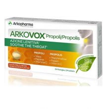 Arkovox Propoli Miele e Limone 24 Compresse Prodotti per gola, bocca e labbra 
