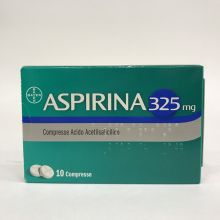 Aspirina 325 mg 10 Compresse Farmaci per curare  raffreddore e influenza 