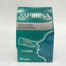 Aspirina 500 mg 10 bustine orosolubili Farmaci per curare  raffreddore e influenza 