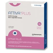 Attiva Plus Garze non Aderenti 10cm x 10cm 10 Pezzi Medicazioni avanzate 