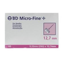 Ago BD Microfine G29 12,7mm 100 Pezzi Aghi per insulina 