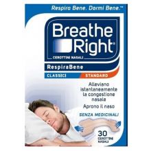 Breath Right Cerottini Nasali Classici Standard 30 Pezzi Cerotti nasali 