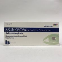 Brunicrom Collirio 20 Contenitori Da 0,3 ml 2% Colliri antistaminici 