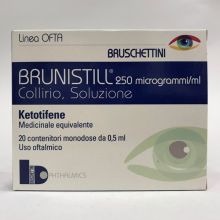 Brunistill Collirio 20 Flaconcini Da 0,5 ml 0,025 mcg Colliri antistaminici 