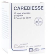 Carediesse Shampoo 2 Flaconi 60ml 10mg/g Shampoo medicati 