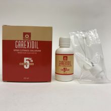 Carexidil 60 ml Soluzione Cutanea Minoxidil 5% Lozioni e polveri per la pelle 