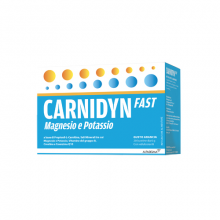 Carnidyn Fast Magnesio e Potassio 20 Bustine Integratori Per Gli Sportivi 