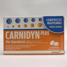 Carnidyn Plus 18 Compresse Masticabili Tonici e per la memoria 