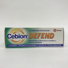 Cebion Defend 12 Compresse Effervescenti Aroma Arancia Prevenzione e benessere 