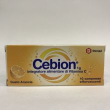 Cebion Vitamina C Arancia 10 Compresse Effervescenti Prevenzione e benessere 