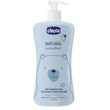 Chicco Natural Sensation Bagno Shampoo 500 ml Detergenti per neonati e bambini 