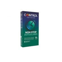 Control Non Stop Dots and Lines 6 Pezzi Preservativi 