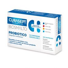 Curasept Biosmalto Probiotico 14 Compresse  Colluttori, spray e gel gengivali 