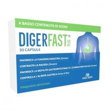 Digerfast  Plus 30 Capsule Digestione e Depurazione 