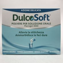 Dulcosoft Polvere 20 Bustine Regolarità intestinale e problemi di stomaco 