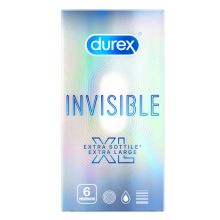 Preservativi Durex Invisible XL 6 pezzi Preservativi 