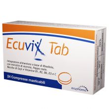 EcuviX Tab 24 Compresse Masticabili Tonici e per la memoria 