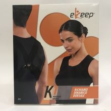 Ekeep K1 Posture Keeper Richiamo Dinamico Dorsale Donna Nero Taglia 3 Altri articoli contenitivi 