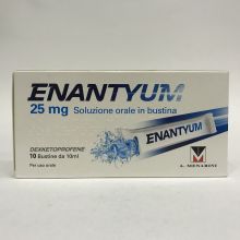Enantyum 25mg soluzione orale 10 bustine 10ml Farmaci Antinfiammatori 